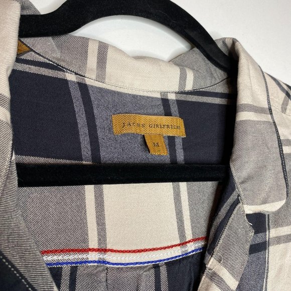 Jachs Girlfriend Quinn Button Front Flannel Top - Picture 4 of 7